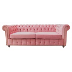 Sofa rozkładana chesterfield Canon z funkcją spania codziennego 3 os.