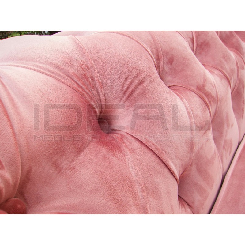 Sofa rozkładana chesterfield Canon z funkcją spania codziennego 3 os.