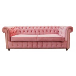 Sofa rozkładana chesterfield Canon z funkcją spania codziennego 3 os.