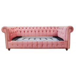 Sofa rozkładana chesterfield Canon z funkcją spania codziennego 3 os.