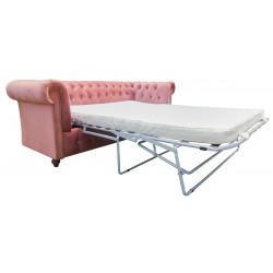 Sofa rozkładana chesterfield Canon z funkcją spania codziennego 3 os.