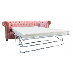 Sofa rozkładana chesterfield Canon z funkcją spania codziennego 3 os.