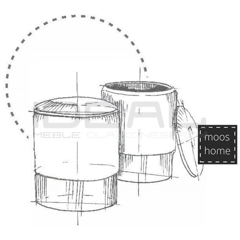 Pufa glamour Barock Velvet welurowa