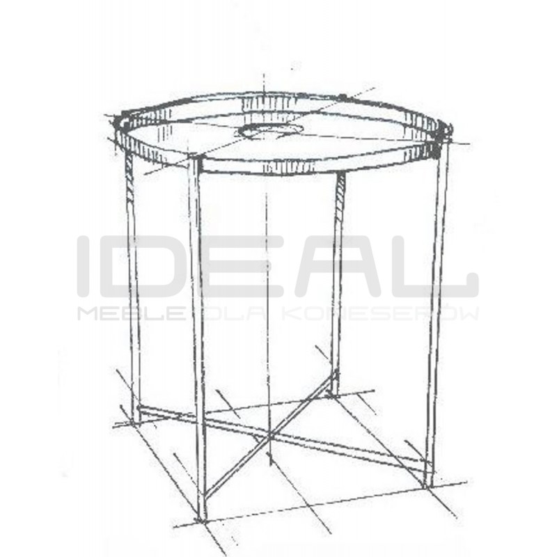 Stolik glamour kawowy Moon