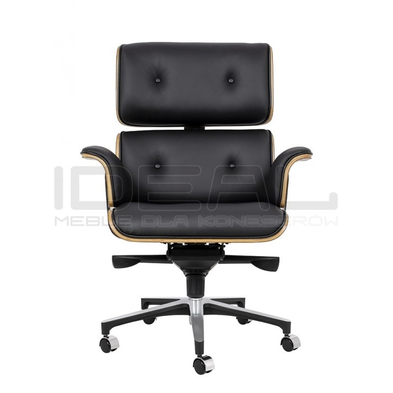 Fotel biurowy Bauhaus Lounge Business - sklejka róża