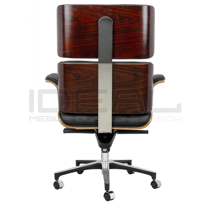 Fotel biurowy Bauhaus Lounge Business - sklejka róża