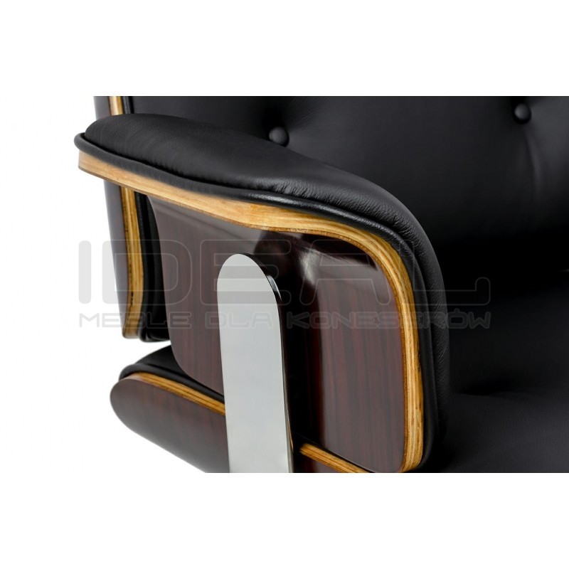 Fotel biurowy Bauhaus Lounge Business - sklejka róża