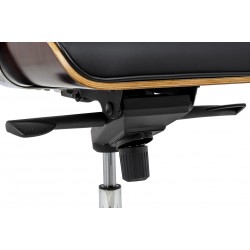 Fotel biurowy Bauhaus Lounge Business - sklejka róża