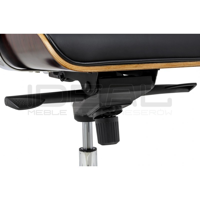 Fotel biurowy Bauhaus Lounge Business - sklejka róża