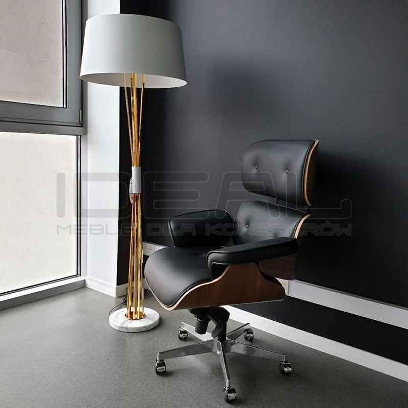 Fotel biurowy Bauhaus Lounge Gubernator - sklejka orzech