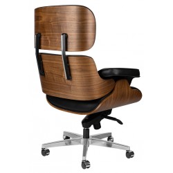 Fotel biurowy Bauhaus Lounge Gubernator - sklejka orzech