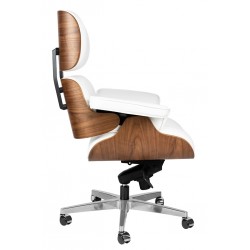 Fotel biurowy Bauhaus Lounge Gubernator - sklejka orzech