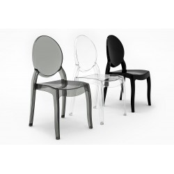 Krzesło przezroczyste ELIZABETH - poliwęglan