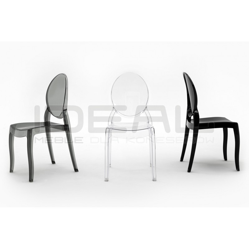 Krzesło przezroczyste ELIZABETH - poliwęglan