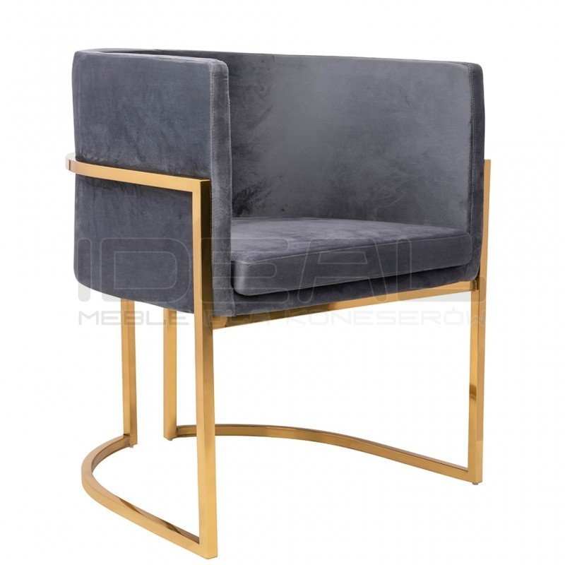 Fotel Art Deco Glamour CHLOE VELVET