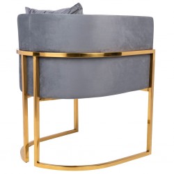 Fotel Art Deco Glamour CHLOE VELVET