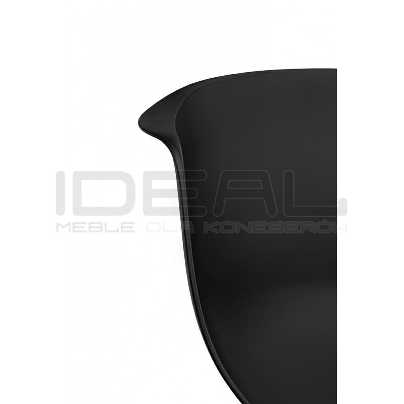 Krzesło kubełkowe czarne RALF