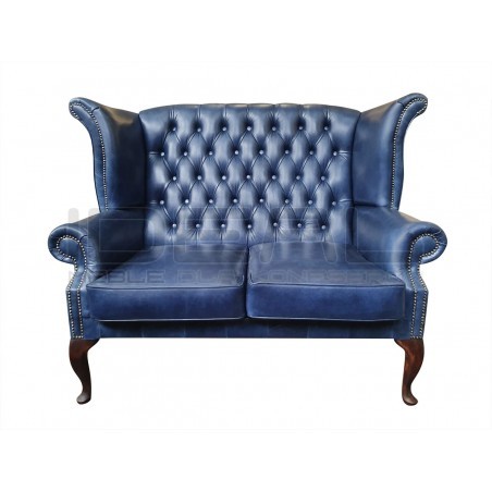 Sofa Uszak Chesterfield Lord Regent skóra Dubai 2 os.