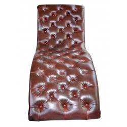 Leżanka Chesterfield Milton skóra