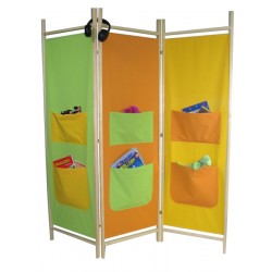 Parawan do przedszkola dziecięcy kieszenie | IdealMeble.pl
