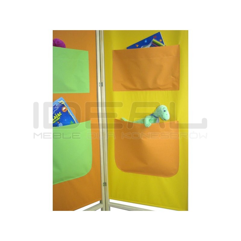 Parawan do przedszkola dziecięcy kieszenie | IdealMeble.pl