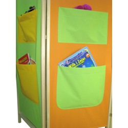 Parawan do przedszkola dziecięcy kieszenie | IdealMeble.pl