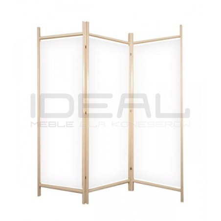 Biały parawan pokojowy White