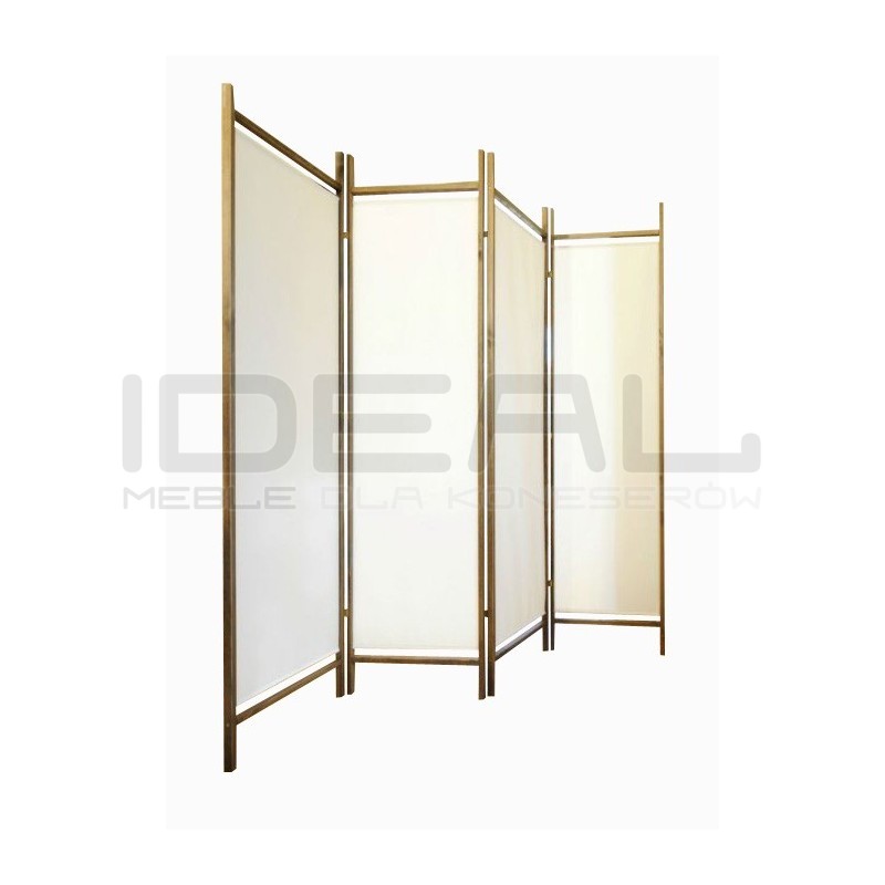 Biały parawan pokojowy White