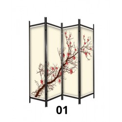 Parawan chiński drukowany Asia Style