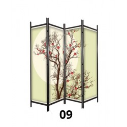 Parawan chiński drukowany Asia Style