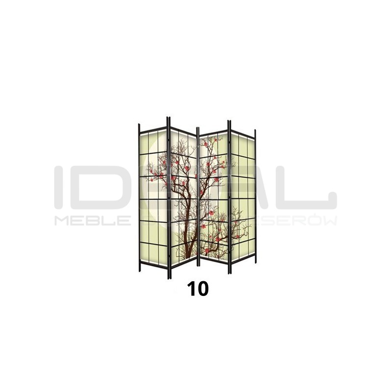 Parawan chiński drukowany Asia Style