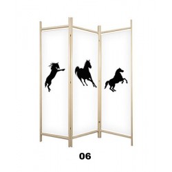 Parawan dekoracyjny drukowany Young and Beauty