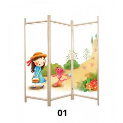 Parawan dziecięcy dekoracyjny drukowany