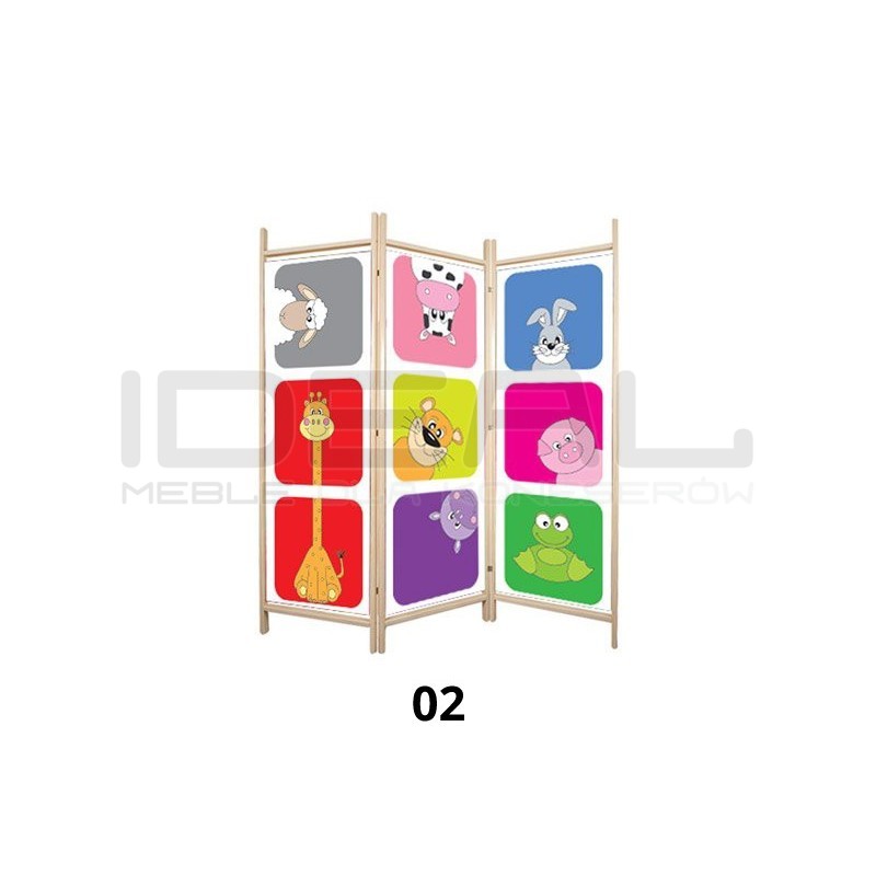 Parawan dziecięcy dekoracyjny drukowany