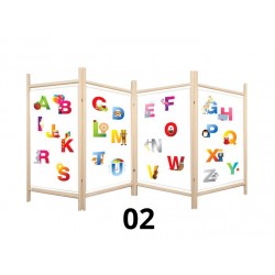 Parawan do przedszkola dziecięcy drukowany Płotek