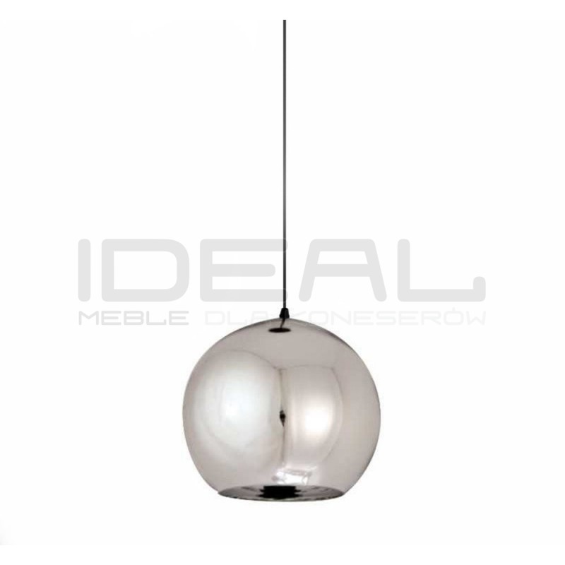Lampa wisząca glamour srebrna chrom Mirror Lampa wisząca glamour srebrna chrom Mirror