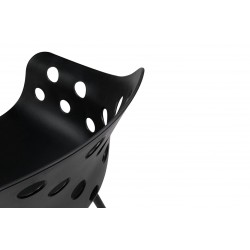 Krzesło designerskie Kubełkowe JASON - kropki