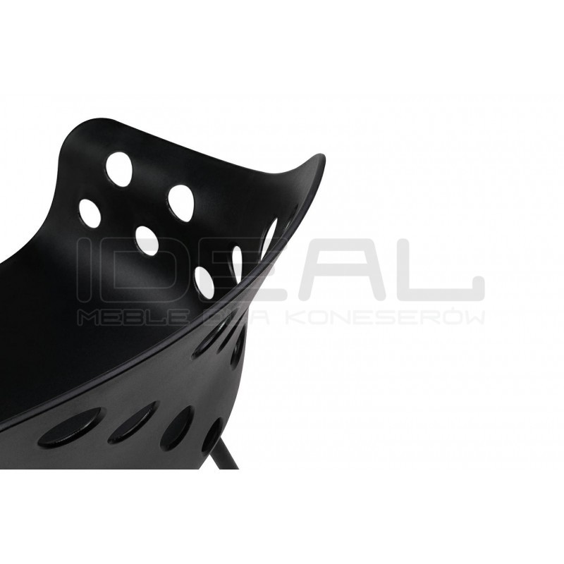 Krzesło designerskie Kubełkowe JASON - kropki