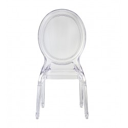 Krzesło glamour przezroczyste PRINCE