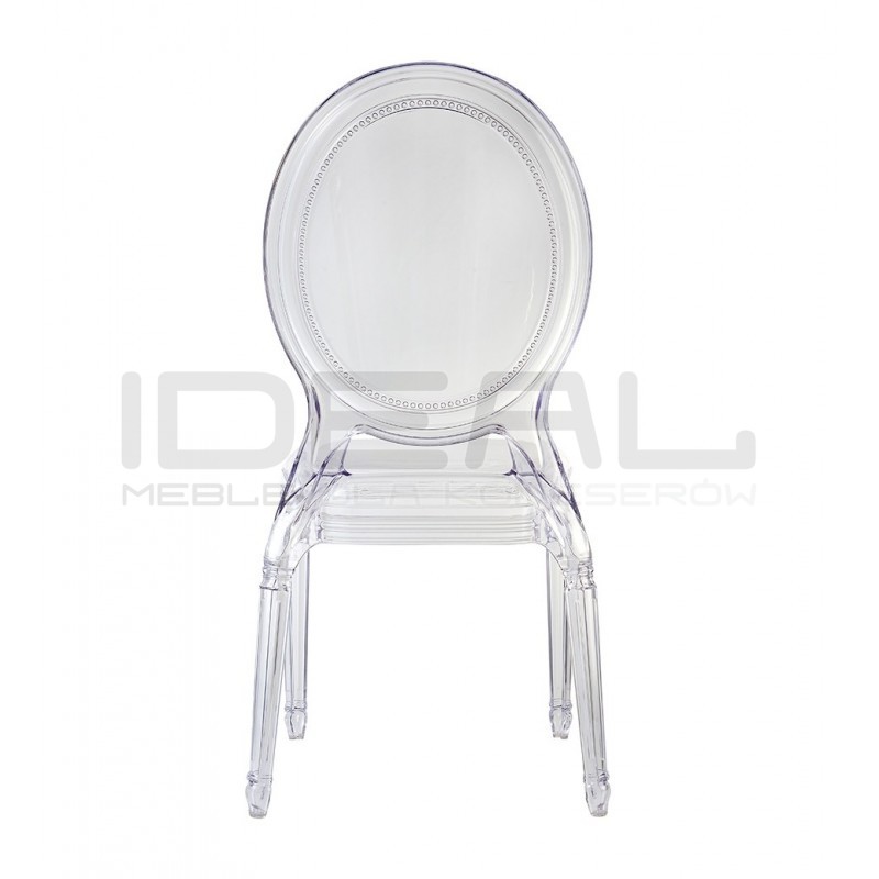 Krzesło glamour przezroczyste PRINCE