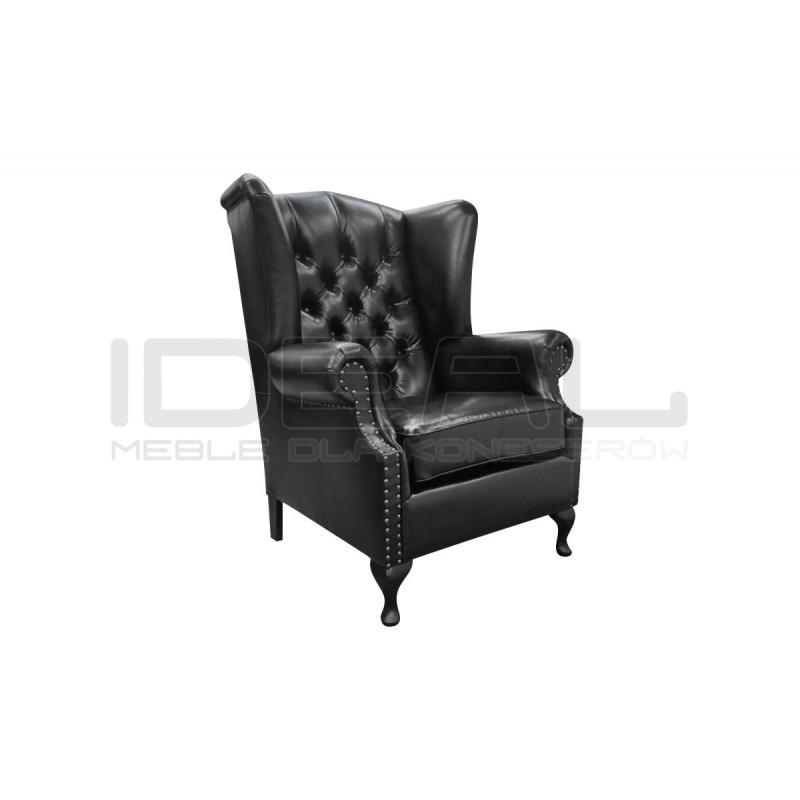 Fotel Chesterfield Uszak Ton skóra Fotel Chesterfield Uszak Ton skóra