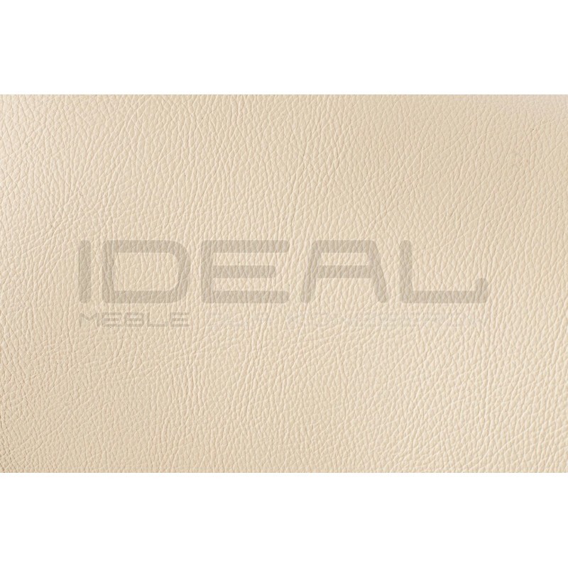 Fotel Inspirowany Projektem Egg Szeroki (ekoskóra) srebrna podstawa