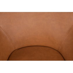 Fotel Inspirowany Projektem Egg Szeroki (ekoskóra) srebrna podstawa