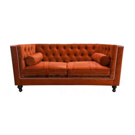 Sofa Chesterfield London 2 os.| Proste boki | IdealMeble.pl
