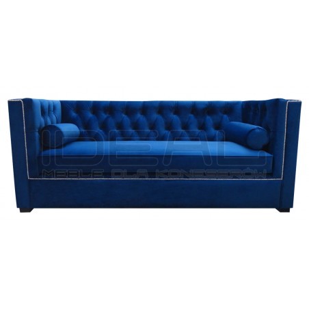 Sofa Chesterfield London Plus 3 os.| proste boki |IdealMeble