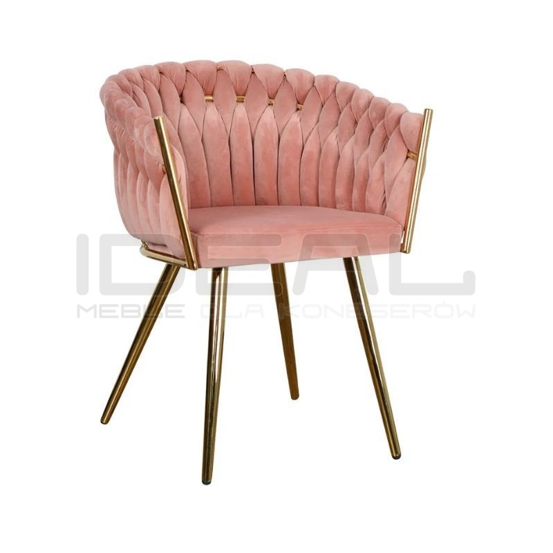 Krzesło Glamour Larissa złote