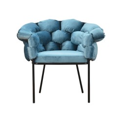 Krzesło Glamour Cherry - czarne