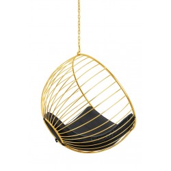 Fotel wiszący glamour GABBIA