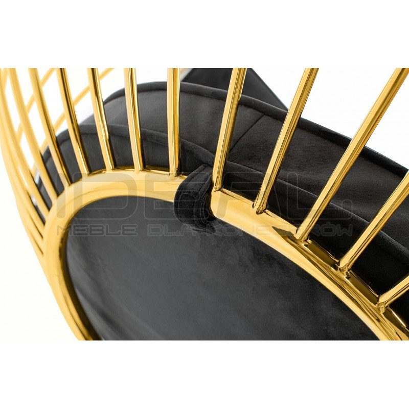 Fotel wiszący glamour GABBIA