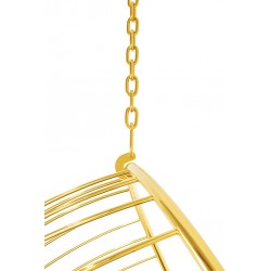 Fotel wiszący glamour GABBIA